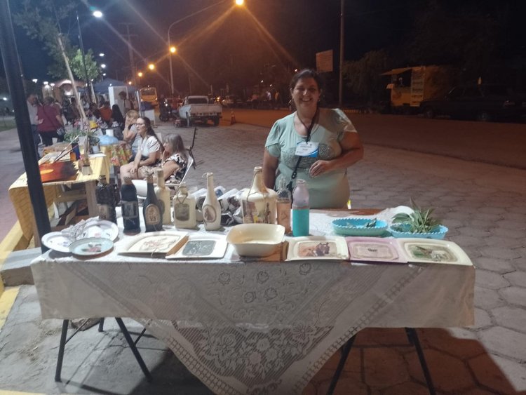 Exito rotundo de la Feria de Artesanías en Sarmiento