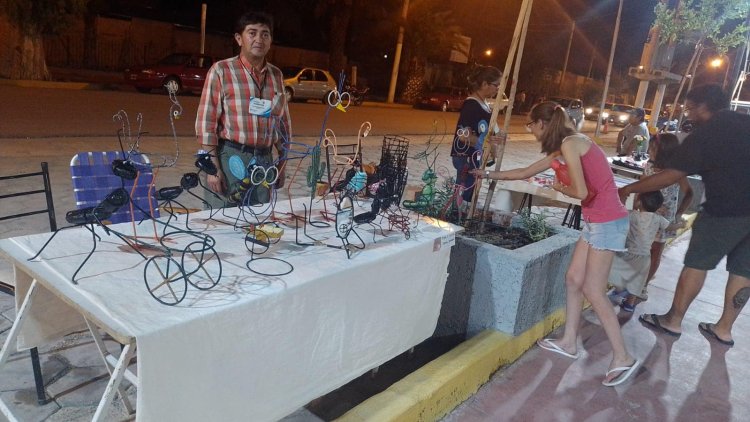Exito rotundo de la Feria de Artesanías en Sarmiento