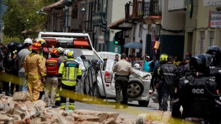 Ecuador fue sacudido por un terremoto de 6,8: hay muertos