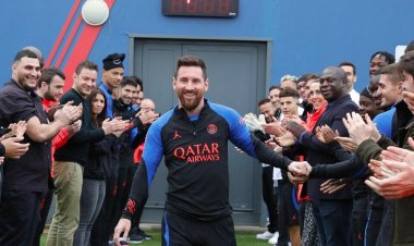 Lionel Messi se sumó a los entrenamientos del PSG