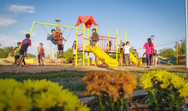 Las familias del Loteo AMAT disfrutan de su nueva plaza