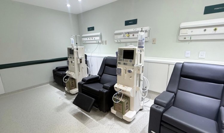 La remodelación del Servicio de Hemodiálisis del Hospital Marcial Quiroga entra en su etapa final