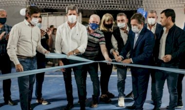 Uñac dejó inaugurado el Playón Polideportivo de Concepción Patín Club