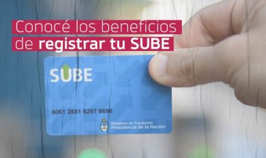 Conocé los beneficios de registrar tu SUBE