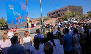 Inauguraron Ingentia prima, el impactante mural 3D en Capital