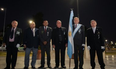 Impusieron el nombre Malvinas Argentinas a la plaza Seca del Parque de Rivadavia