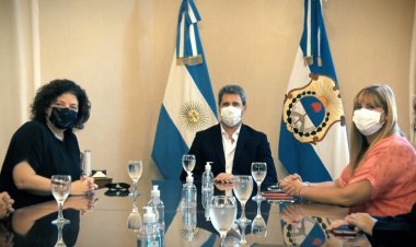 Sergio Uñac se reunió con la ministra de Salud de la Nación, Carla Vizzotti