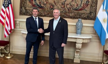 Uñac se reunió con el embajador de Estados Unidos, Marc Stanley