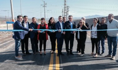 Chimbas estrena la pavimentación de calle Salta desde el Predio Ferial hasta Las Tapias en Albardón  