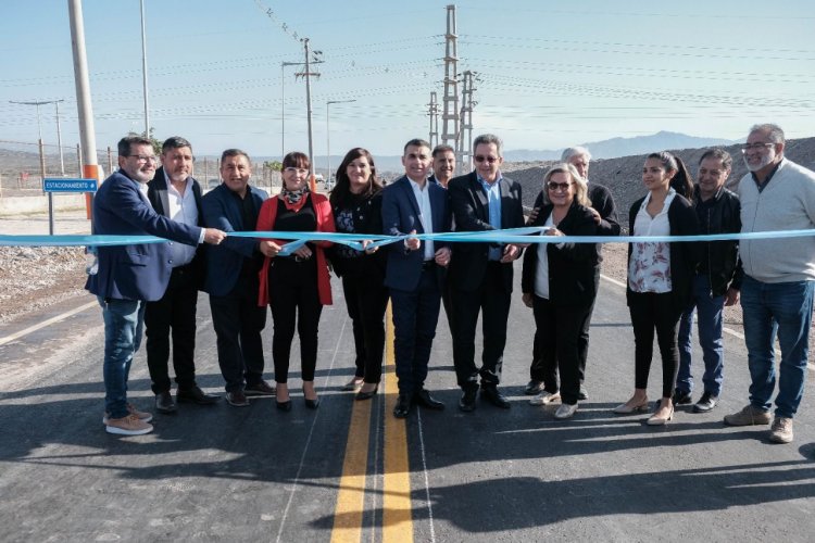 Chimbas estrena la pavimentación de calle Salta desde el Predio Ferial hasta Las Tapias en Albardón  