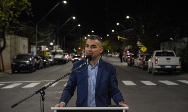 La Avenida Tucumán se viste de blanco con su nueva iluminación LED   