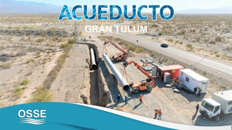 Acueducto Gran Tulum ya alcanzó más del 34 % de su ejecución