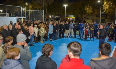De un basural a un polideportivo
