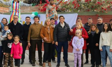 Vecinos de Trinidad estrenaron la remodelada plaza del Bº 7 de Septiembre