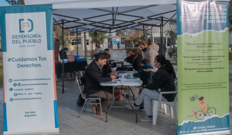 Chimbas el primer departamento en recibir el operativo “La Defensoría en tu Barrio"