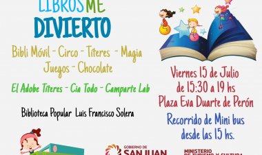 “Entre libros me divierto” llega a Ullum