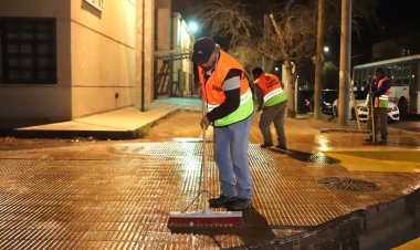 Capital lavará las veredas más transitadas
