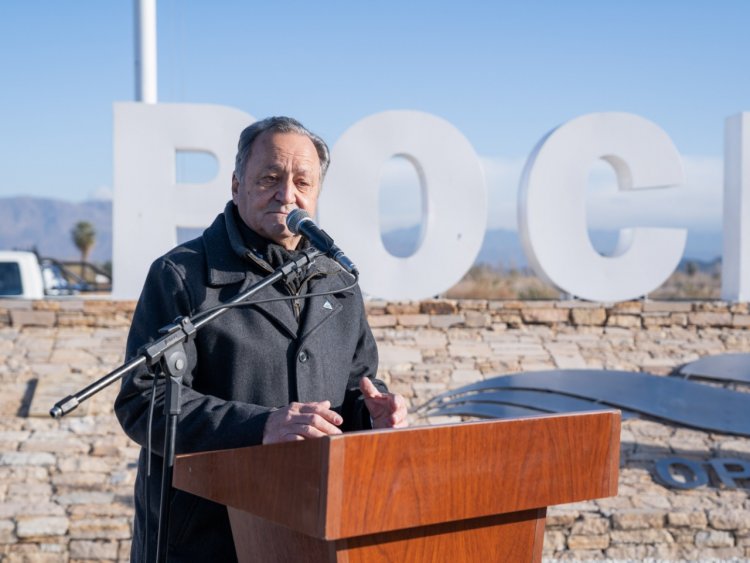 Pocito inauguró el nuevo portal en Ruta 40 y 11, que homenajea a Malvinas