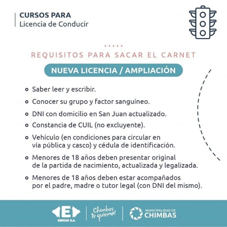EMICAR: curso de manejo en el Parque de Chimbas