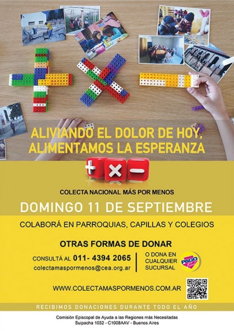 Comenzó la Colecta Más por Menos