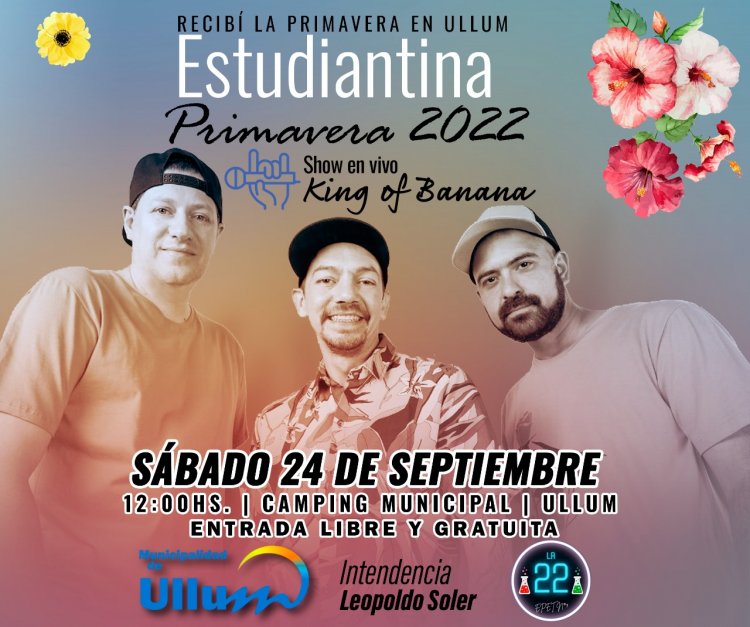 Este sábado vení a disfrutar la estudiantina en Ullúm