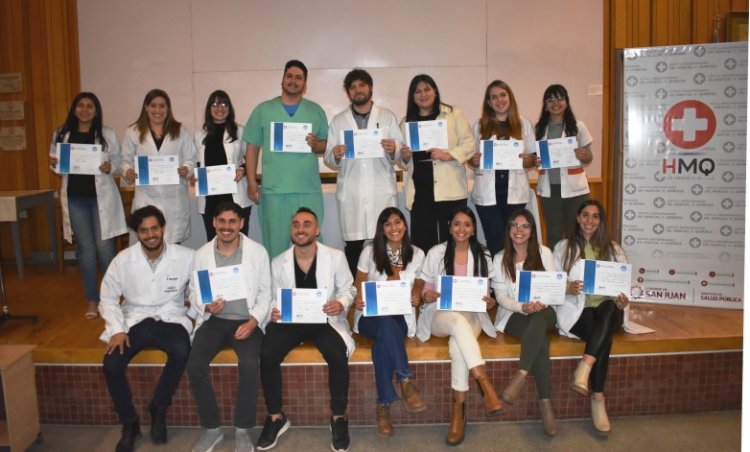 Egresó la promoción 2022 de la residencia del Hospital Marcial Quiroga