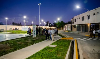 La flamante plaza que estrenó Capital en lo que era un baldío al lado del canal