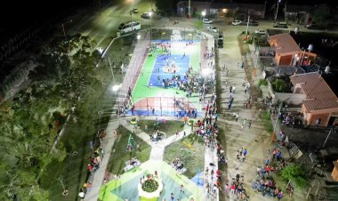Se inauguró una plaza y playón deportivo en un barrio icónico de San Martín