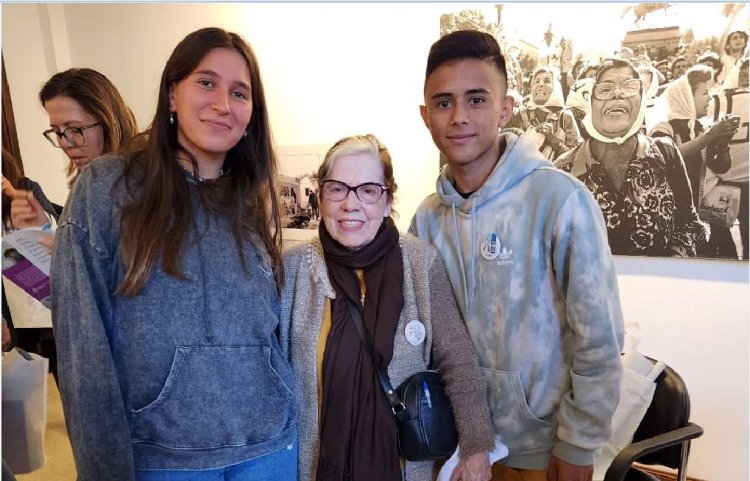 Sanjuanino participó en el "Diálogo con las Abuelas, por la memoria, género y legado"