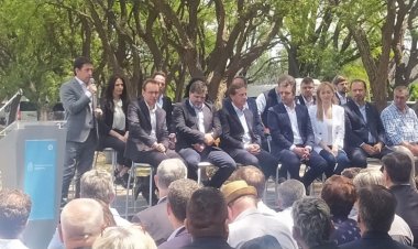 Producción presenció los anuncios de Massa en Mendoza