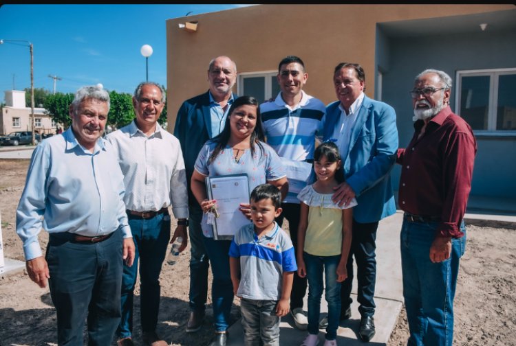 49 familias cumplieron el sueño de la casa propia en Albardón