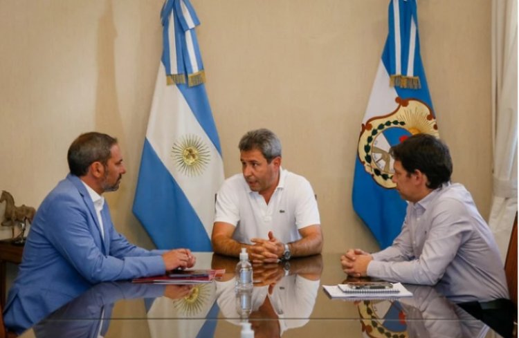 Uñac se reunió con el presidente del INV