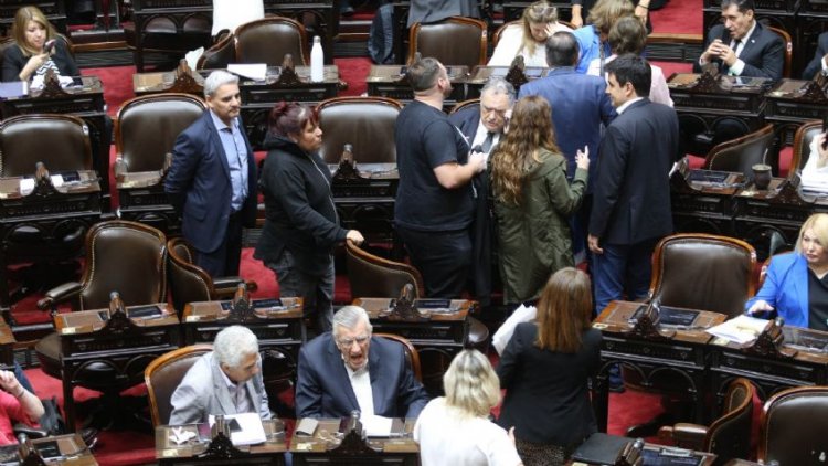 Gritos y escándalo en la Cámara de Diputados