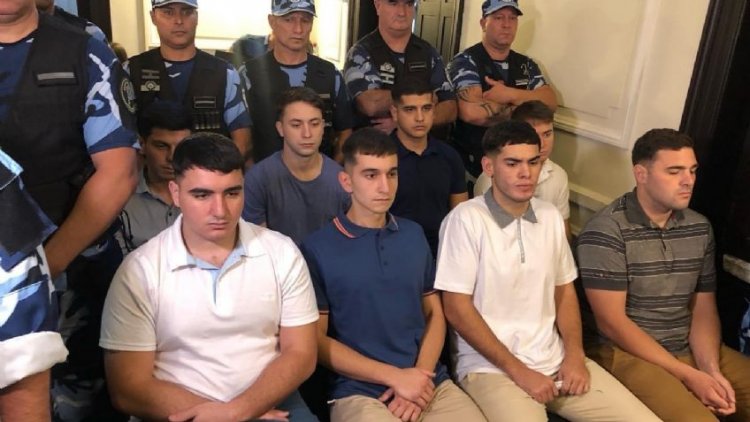 Báez Sosa: los ocho acusados a cara descubierta