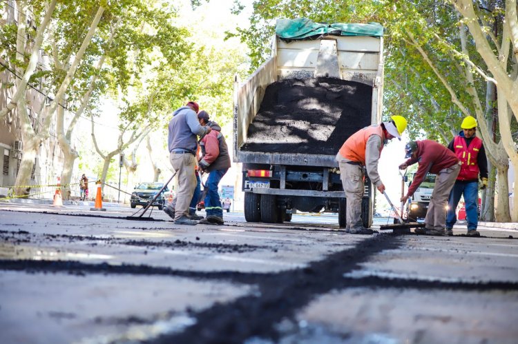 Capital: con el "Método Central" inicia la repavimentación del 2° tramo de Avenida Ignacio de la Roza