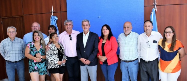El vicegobernador Gattoni recibió a delegación chilena de Coquimbo