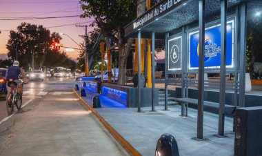 Santa Lucía inauguró el Paseo de los Bicentenarios