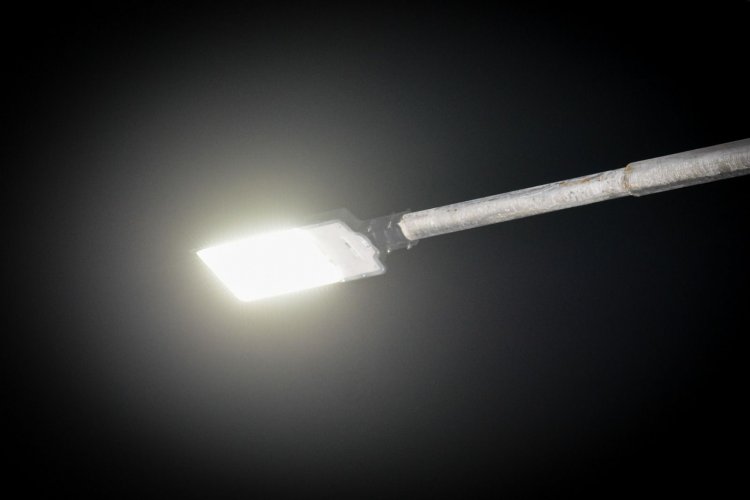 La iluminación LED llegó al Loteo Salta l y Barrio Laprida