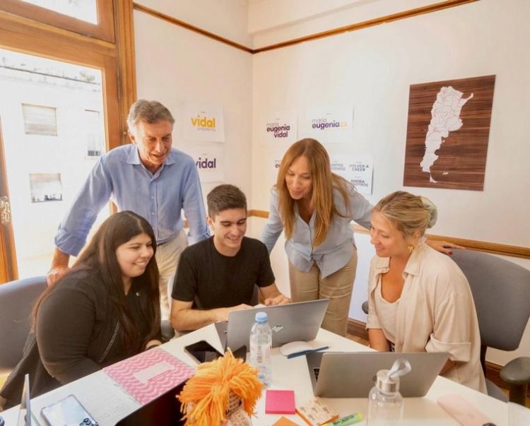 Macri con Vidal inauguró  su comando de campaña presidencial