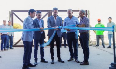 Uñac inauguró una planta de ecopaneles en San Juan