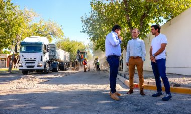 Comenzó la repavimentación de 13 kilómetros en Desamparados