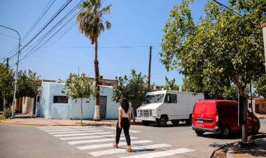 Baistrocchi inauguró obras de recuperación urbana en la ex Rioja Chica