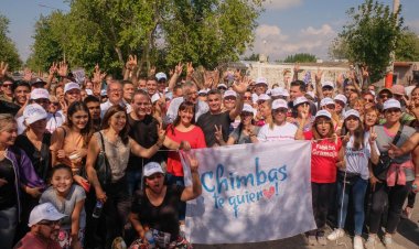 Miles de chimberos acompañaron a Daniela Rodríguez en la zona centro