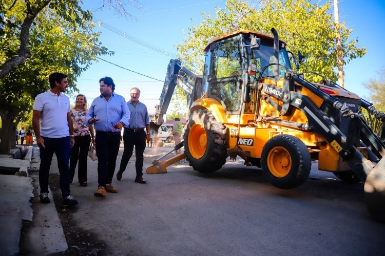 Comenzó la repavimentación de 13 kilómetros en Desamparados