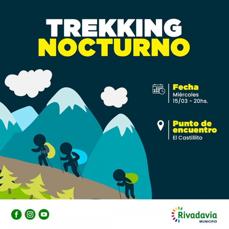 Trekking nocturno en Rivadavia