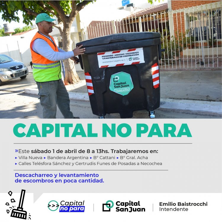 En estas 5 zonas se recogerán elementos en desuso y escombros este sábado*