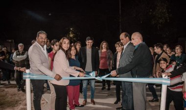 Romina Rosas inauguró obras en un nuevo espacio verde