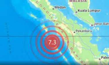 Terremoto de 7,3 sacudió Indonesia y emiten alerta de tsunami