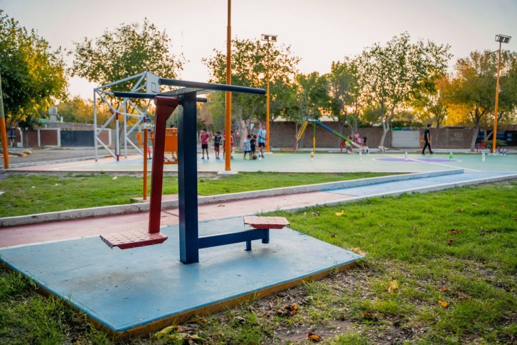 Nuevo polideportivo en el barrio Portal Cuyano, Santa Lucía