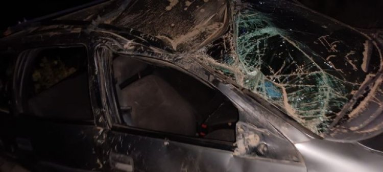 Vuelco en Calingasta dejó a dos menores atrapadas